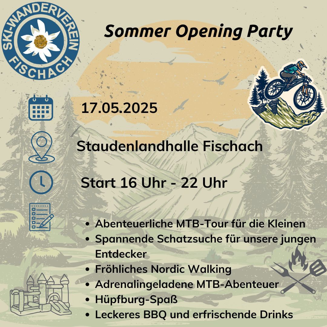Sommer Opening Party 2025 am 17.05.2025